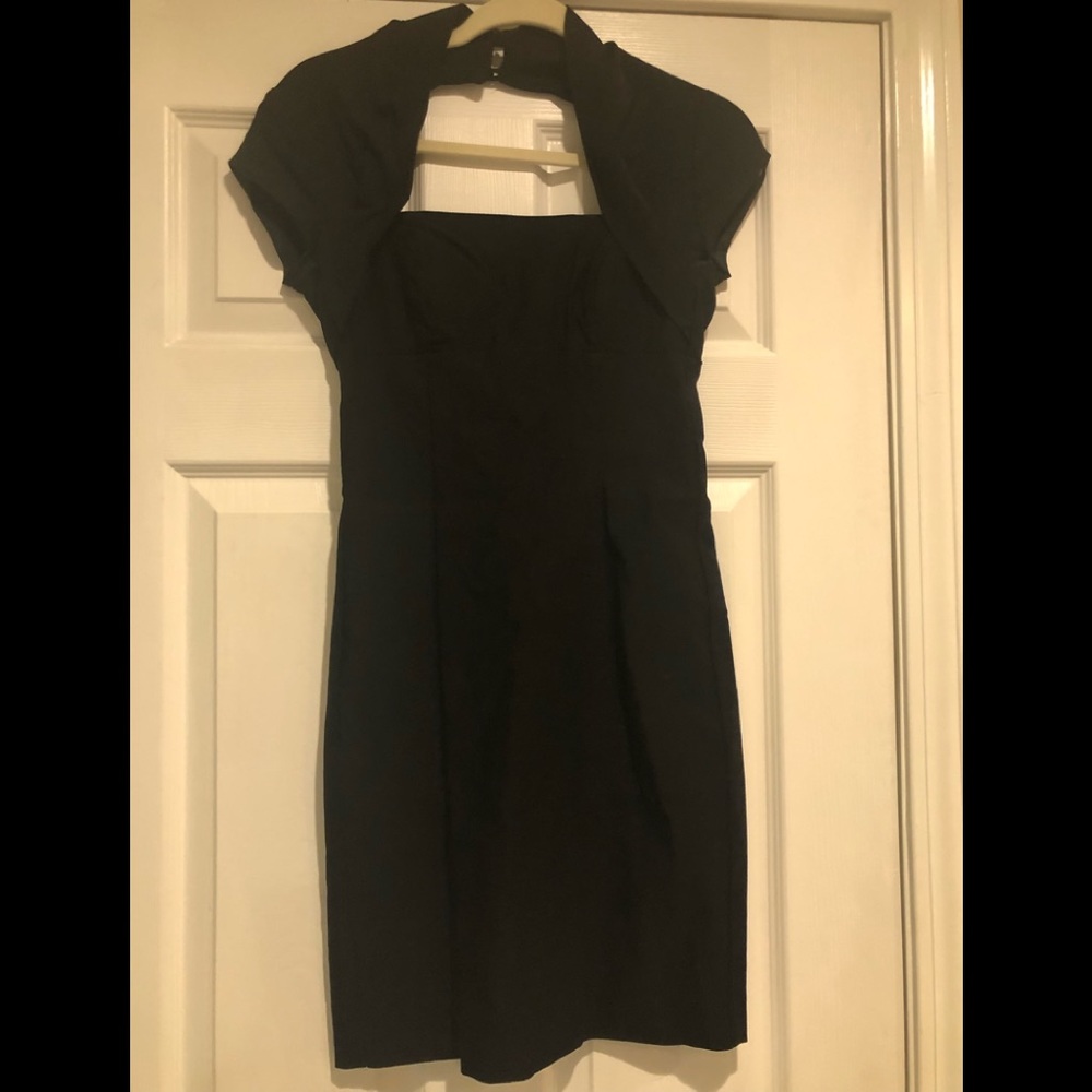 Black Speechless Fitted Dress